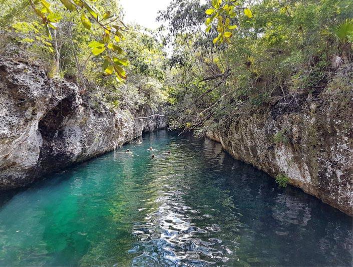 A beautiful cenote in the Bay of Pigs, Cuba A beautiful cenote in the Bay of Pigs, Cuba