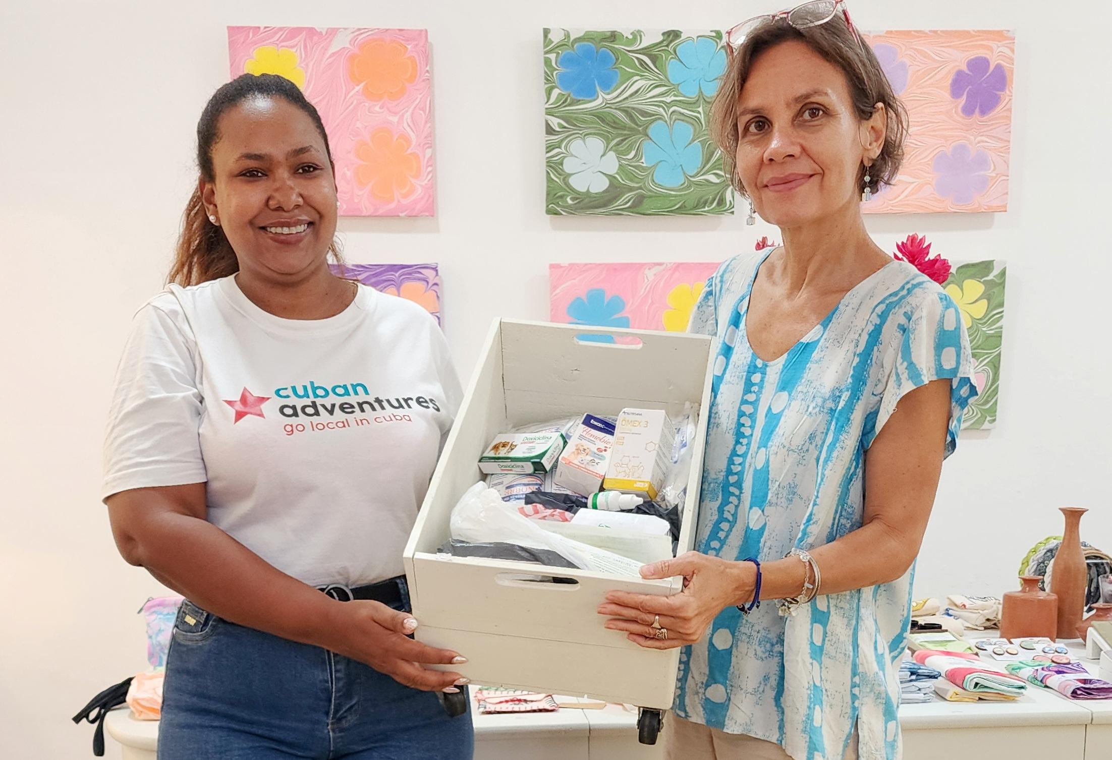 A donation of veterinary supplies to CeDA A donation of veterinary supplies in Cuba