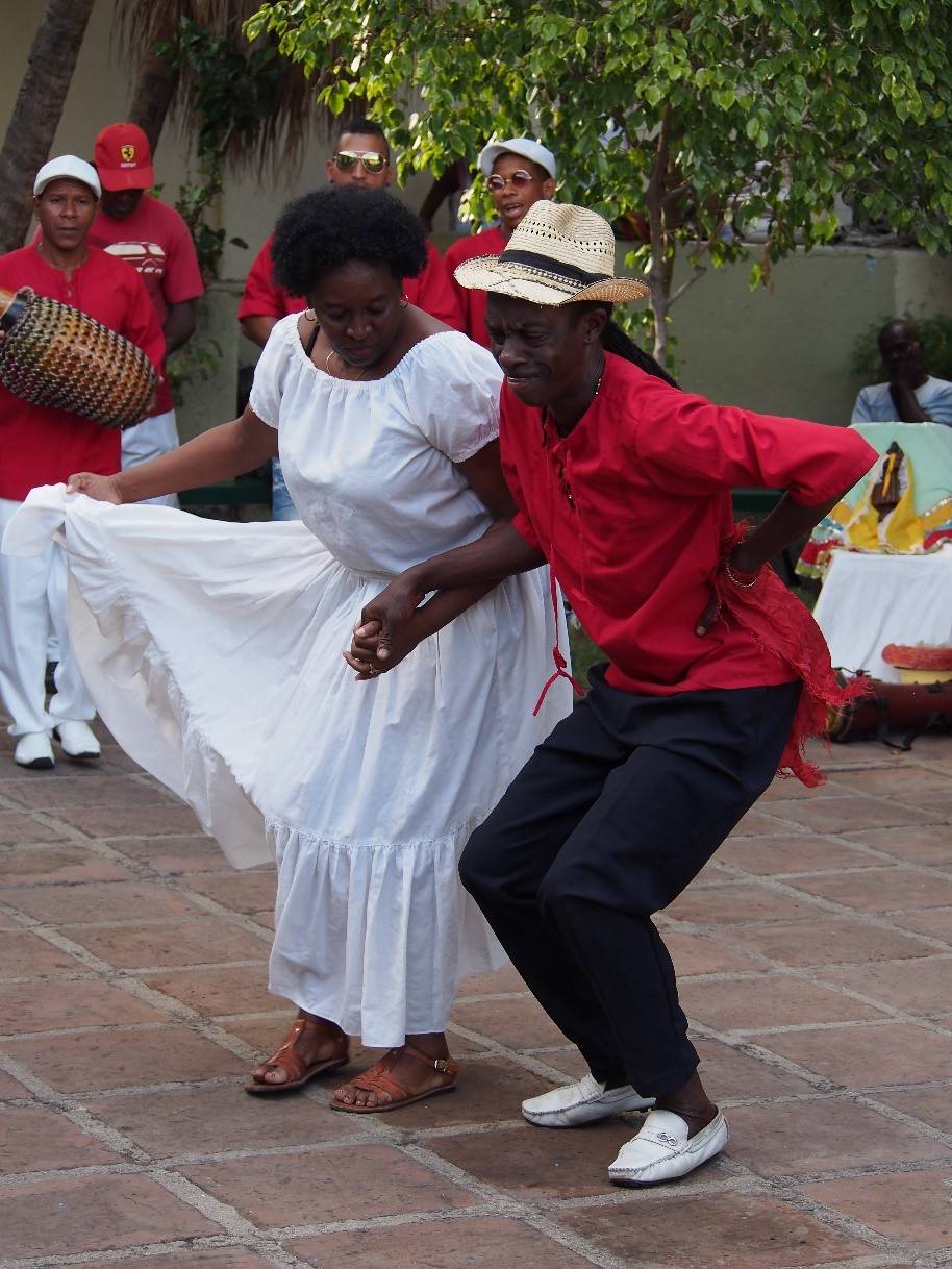A man and woman dance the rumba to live music a man and woman dance the rumba to live music