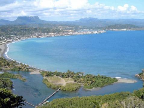 A panoramic view of Baracoa, Cuba