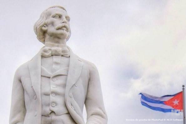 A statue in Cuba of Carlos Manuel de Cespedes