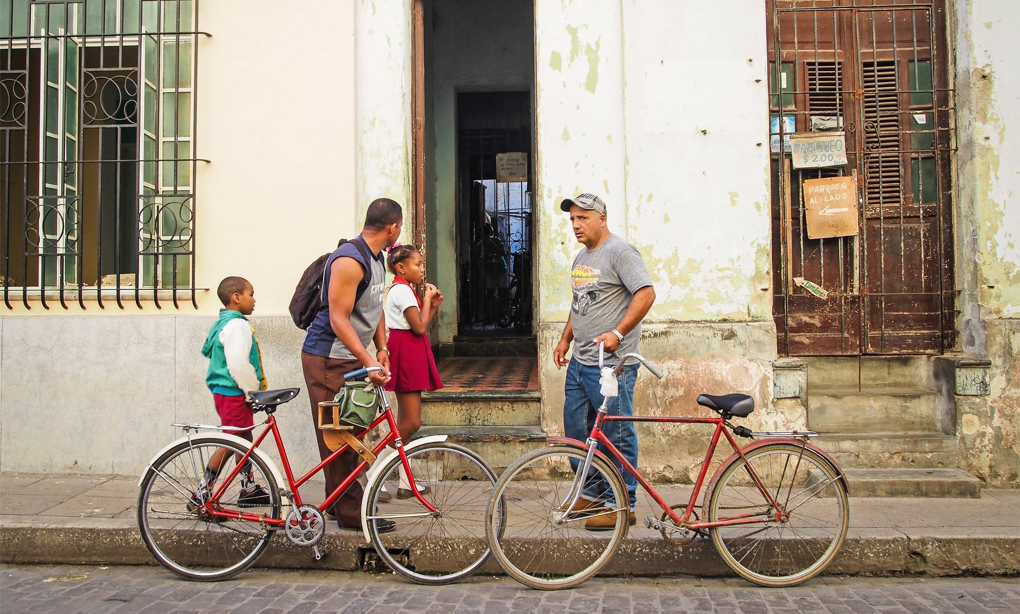 A street scene in provincial Cuba title A street scene in provincial Cuba title