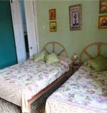 A typical guesthouse room in Havana A typical guesthouse room in Havana