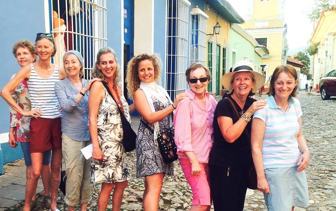 An image of a group of friends on a tour of Cuba An image of a group of friends on a tour of Cuba