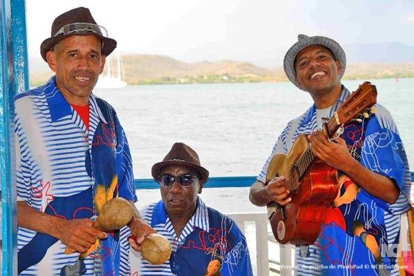 A traditional Cuban music trio in Santiago de Cuba