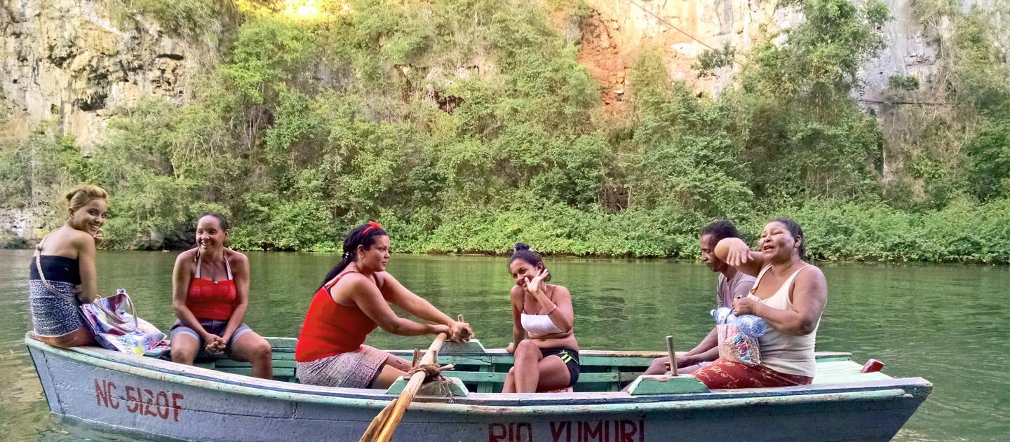 Boat on Yumuri river