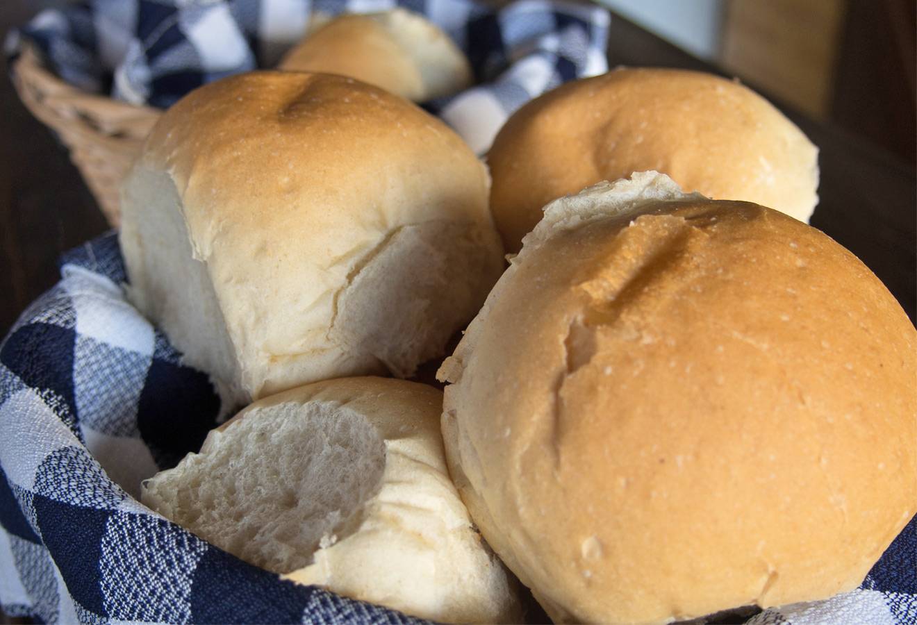 Bread rolls (when available) are served at breakfast at the private guesthouses in Cuba Bread rolls in Cuba