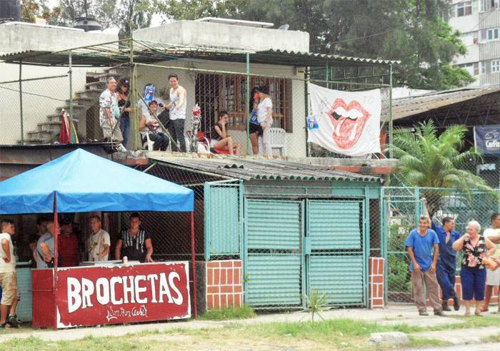 Cafeteria in Rolling Stones Havana Concert Cafeteria in Rolling Stones Havana Concert