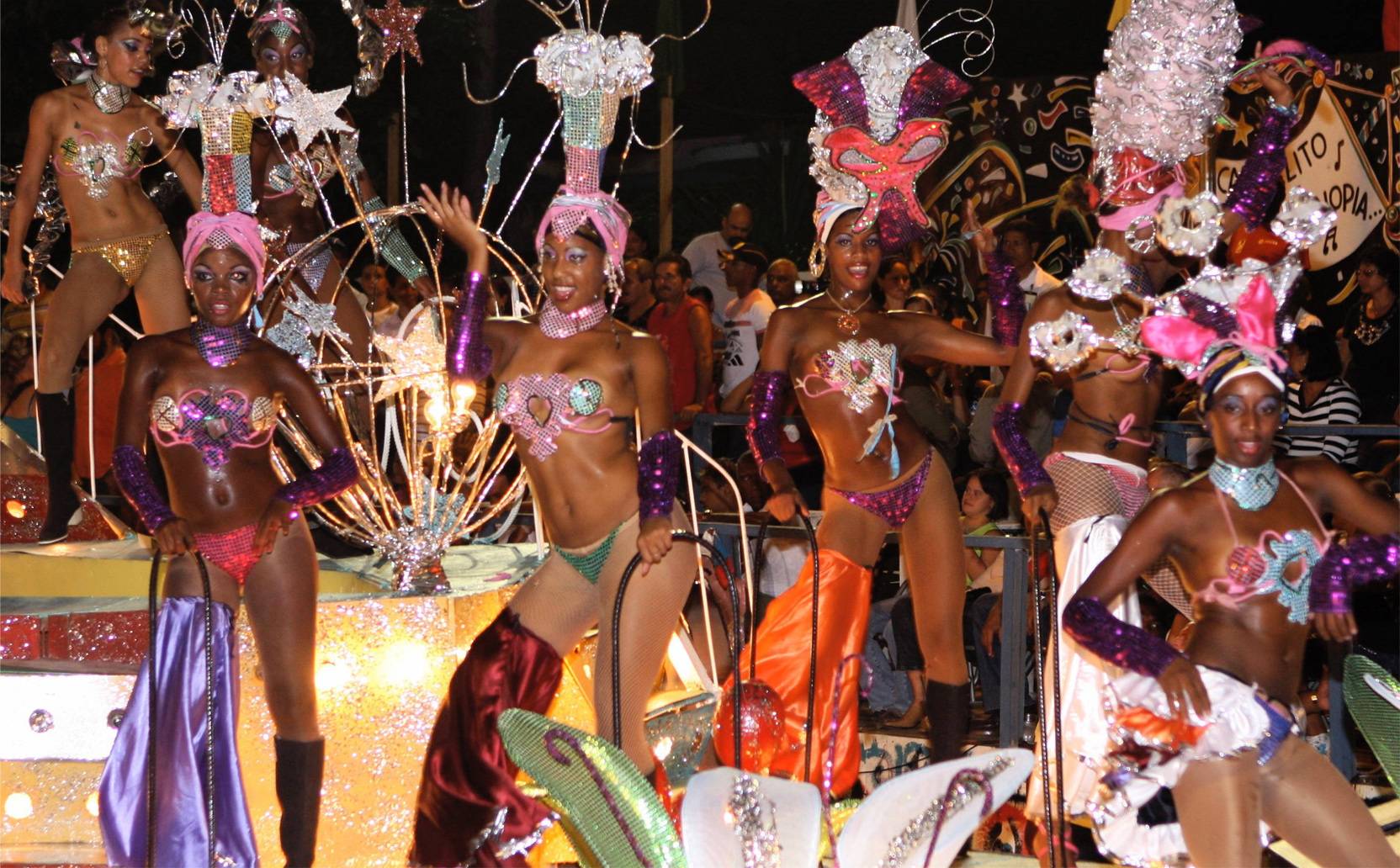 Carnival dancers in Santiago de Cuba