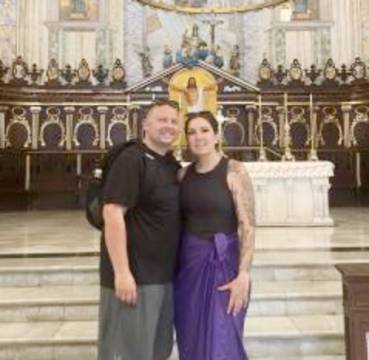 Cassandra and Allan on their 15 day tour of Cuba Cassandra and Allan on their 15 day tour of Cuba