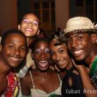 Children with dancers in Santiago de Cuba's Carnival Children with dancers in Santiago de Cuba's Carnival