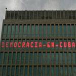 Electronic Ticker on the US Special Interests building in Havana Electronic Ticker on the US Special Interests building in Havana