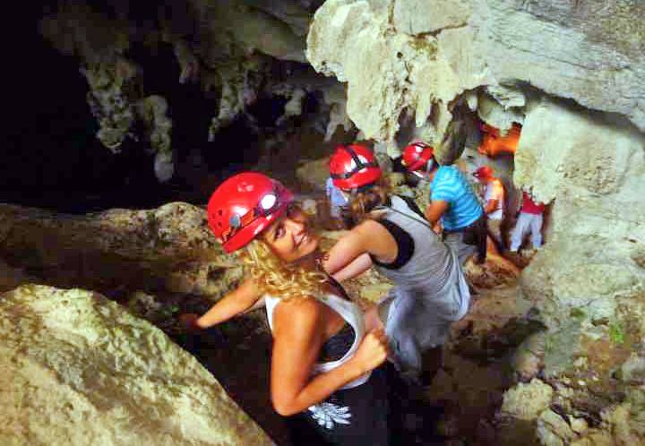 Exploring the Santo Thomas cave is one of the active options possible in Vinales Exploring the Santo Thomas cave is one of the active options possible in Vinales