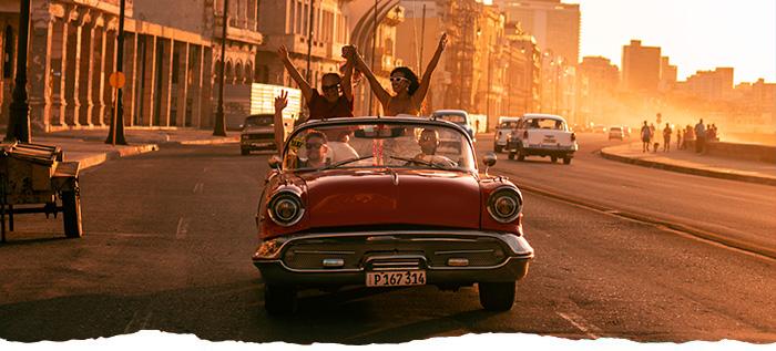 Girls riding Almendron by Malecon