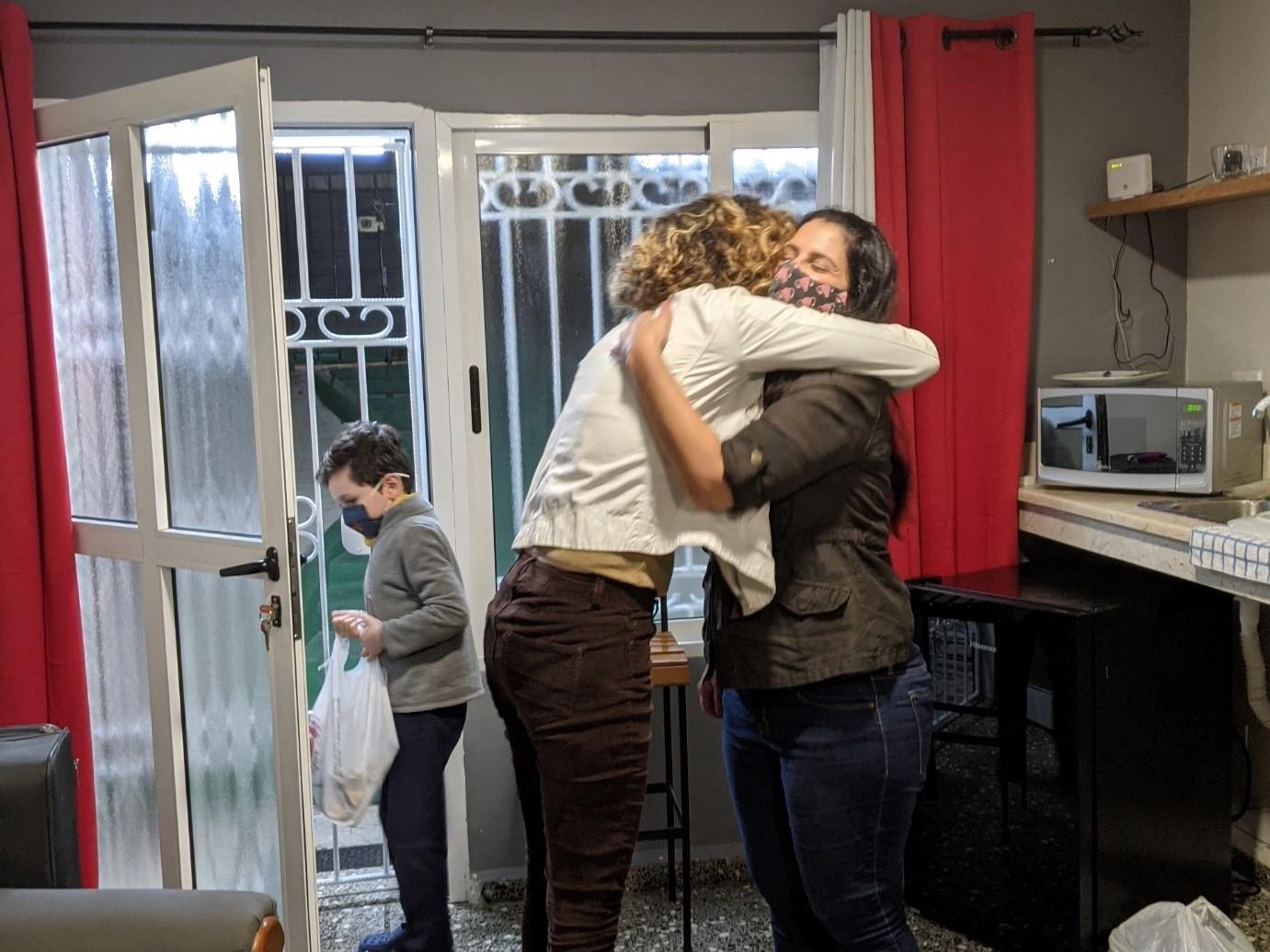 Happy to be reunited with the family of the casa where I like to stay