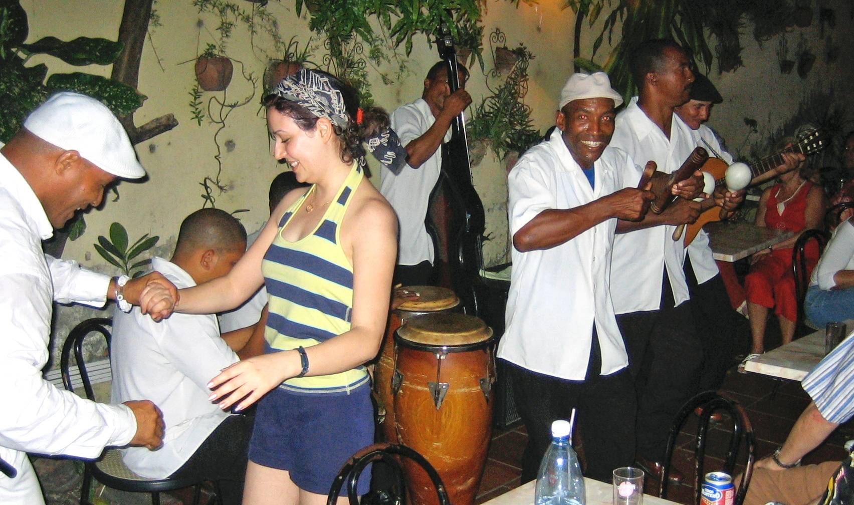 Live traditional Cuban music in one of the small venues in Santiago de Cuba Live traditional Cuban music in one of the small venues in Santiago de Cuba