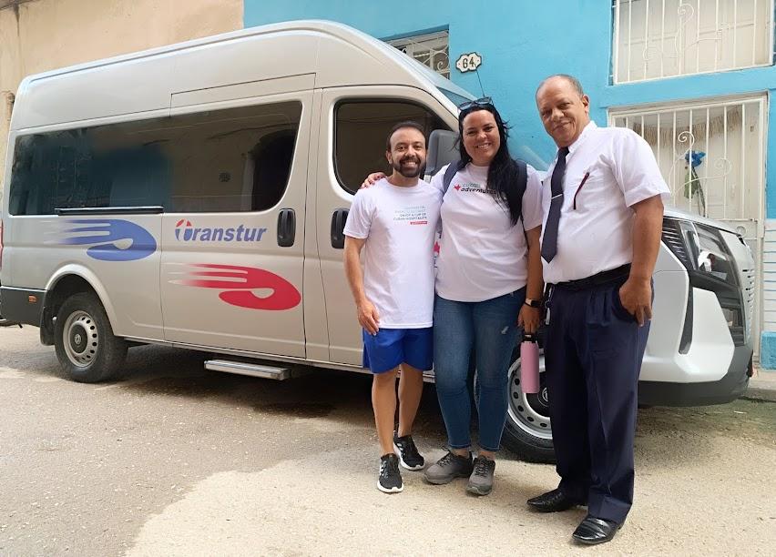 Nossas minivans que utilizamos para grupos menores