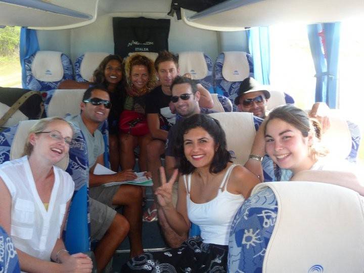 Onboard one of our private minibuses in Cuba Onboard one of our private minibuses in Cuba