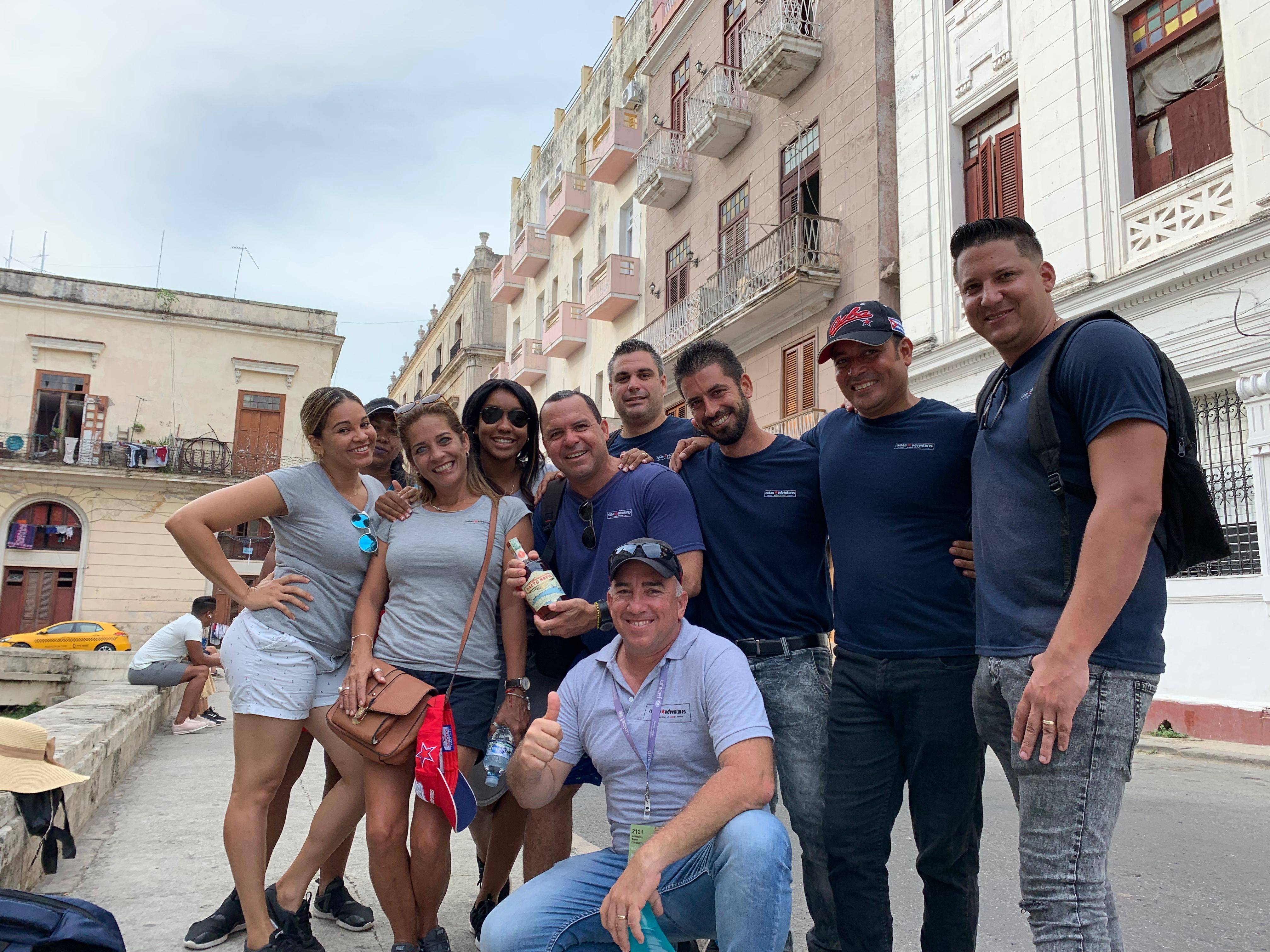 Our Group in Old Havana Our Group in Old Havana