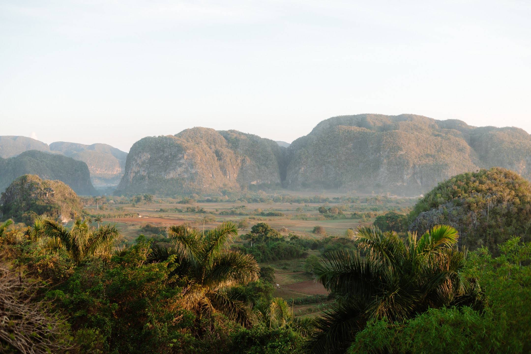 Panoramic view of Mogotes in Vinales Panoramic view of Mogotes in Vinales