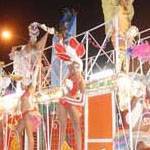 Parade float during San Juan Camagueyano carnival Parade float during San Juan Camagueyano carnival