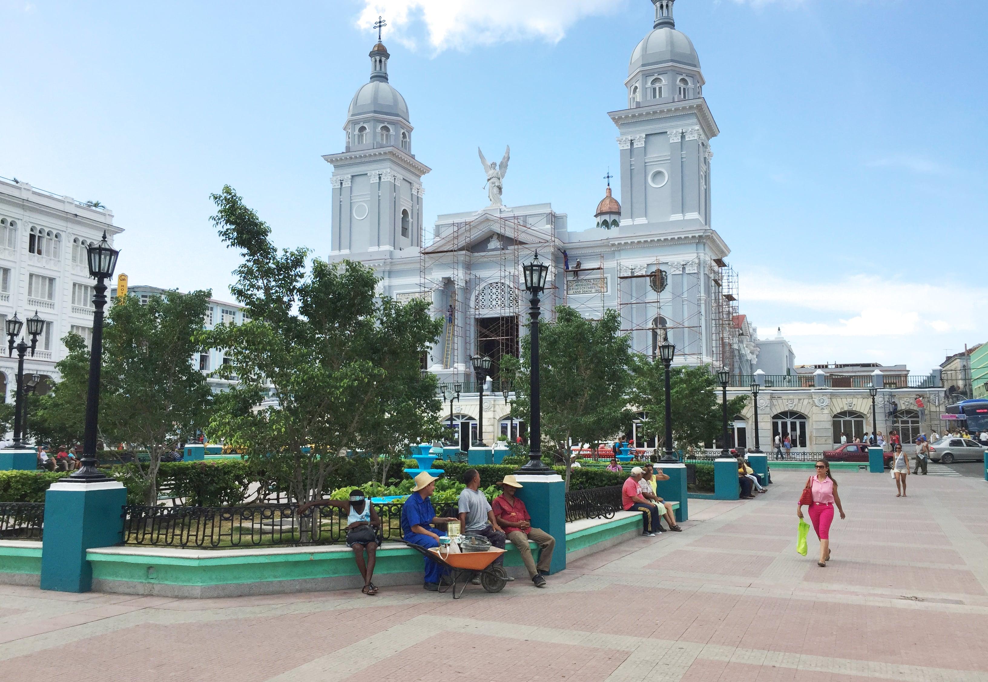 Parque Cespedes em Santiago de Cuba Parque Cespedes em Santiago de Cuba