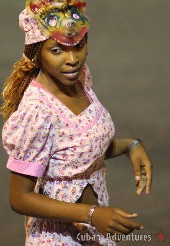 Santiago Carnival Young Woman Santiago Carnival Young Woman