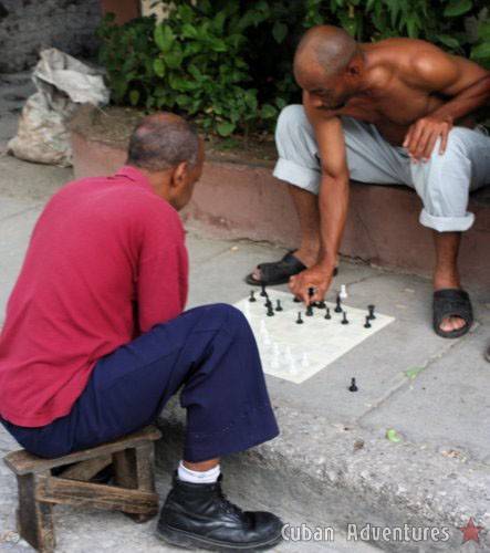 Santiago de Cuba street chess Santiago de Cuba street chess
