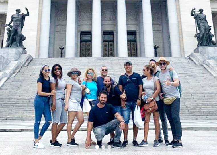 Some of the Cuban Adventures tour guide team Some of the Cuban Adventures tour guide team