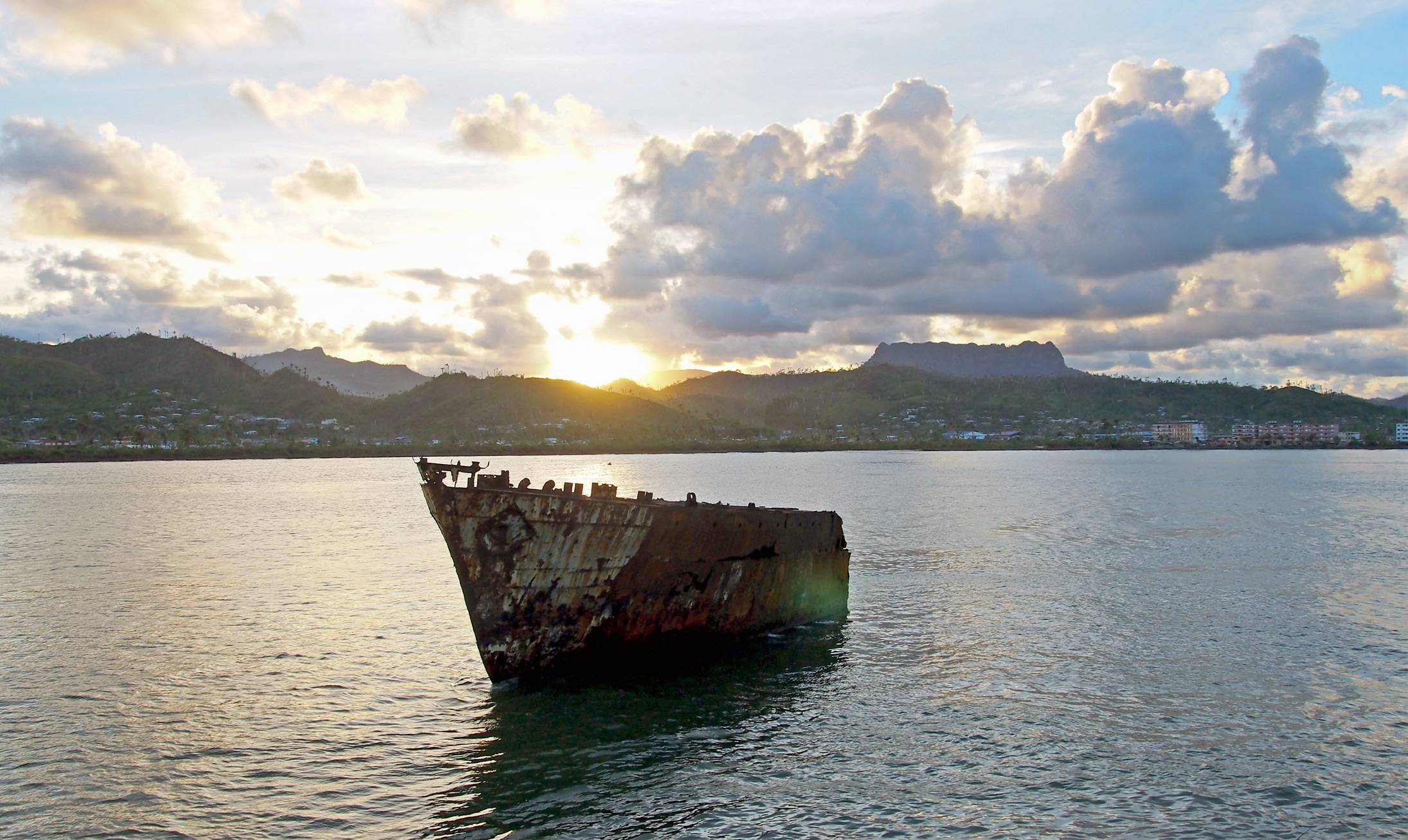 Sunset over the bay of Baracoa, Cuba Sunset over the bay of Baracoa, Cuba