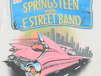The album cover of Bruce Springsteen's The album cover of Bruce Springsteen's