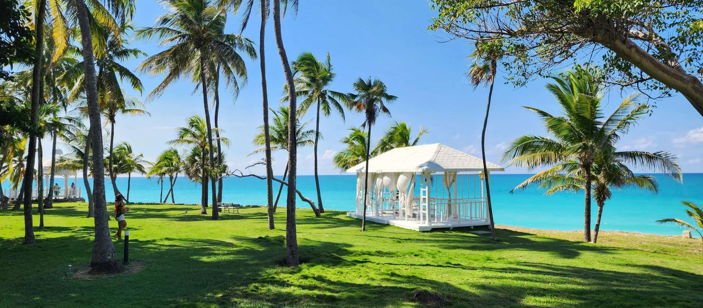 The grounds of the Melia Varadero hotel, Cuba.