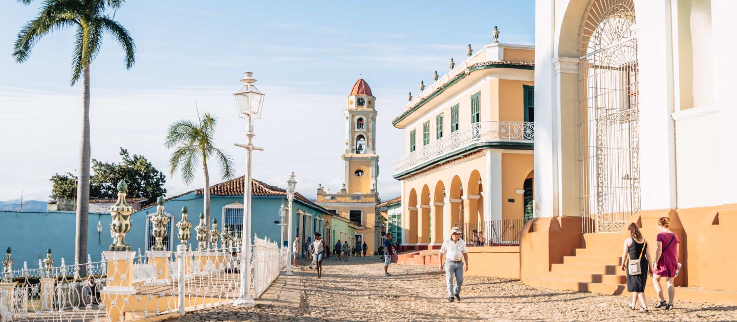 The Plaza Mayor in Trinidad, Cuba
