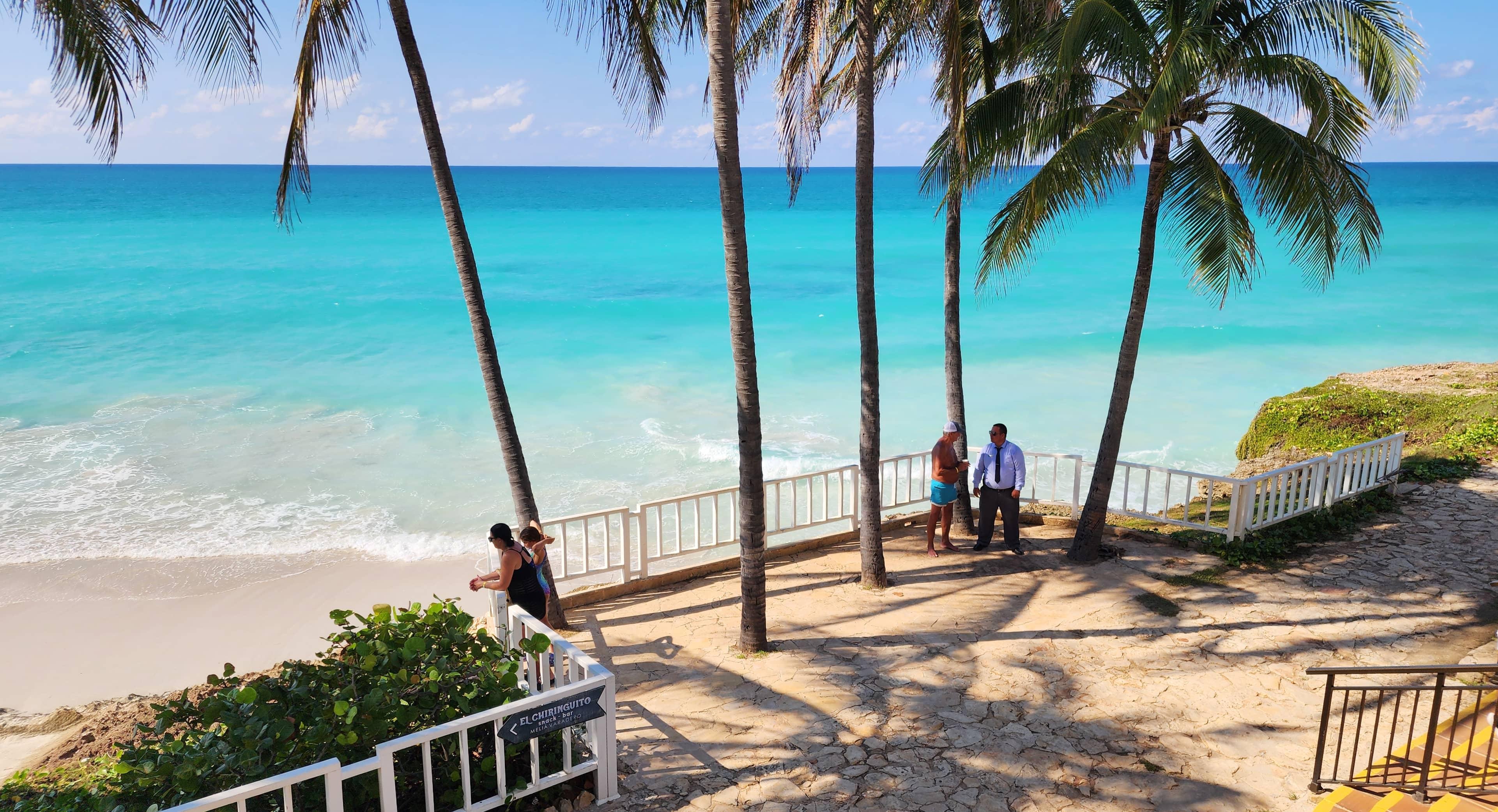The turquoise coloured sea of ​​Varadero