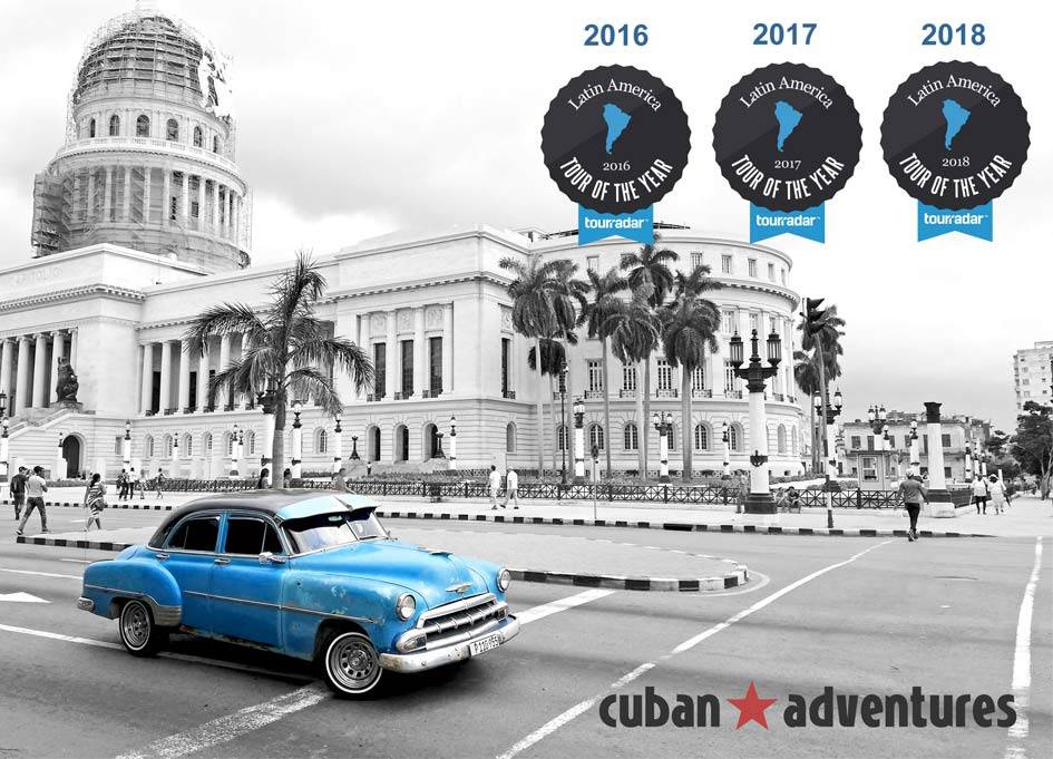 Tour of the Year prizes for Latin America for 2016, 2017, and 2018 from tourradar Tour of the Year prizes for Latin America for 2016, 2017, and 2018 from tourradar