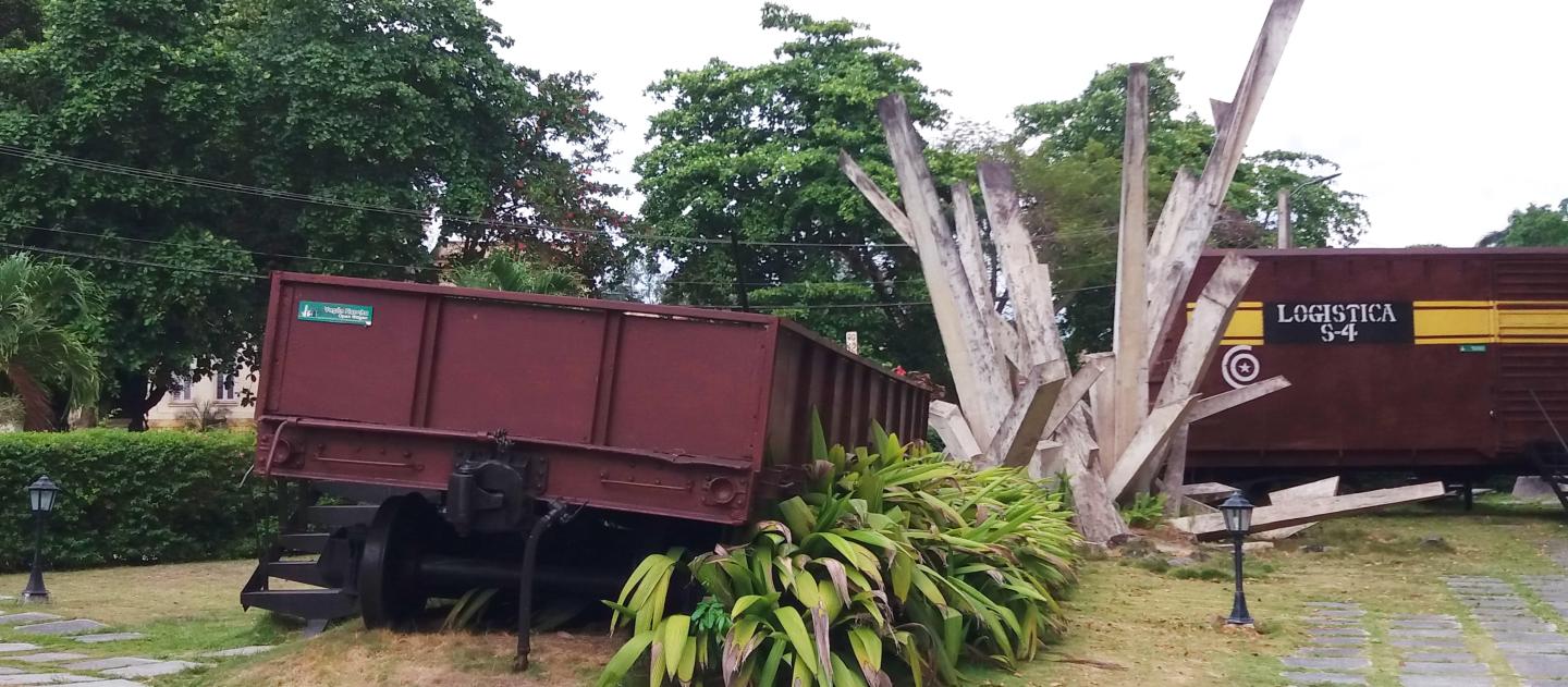 The site of the Tren Blindado in Santa Clara, Cuba