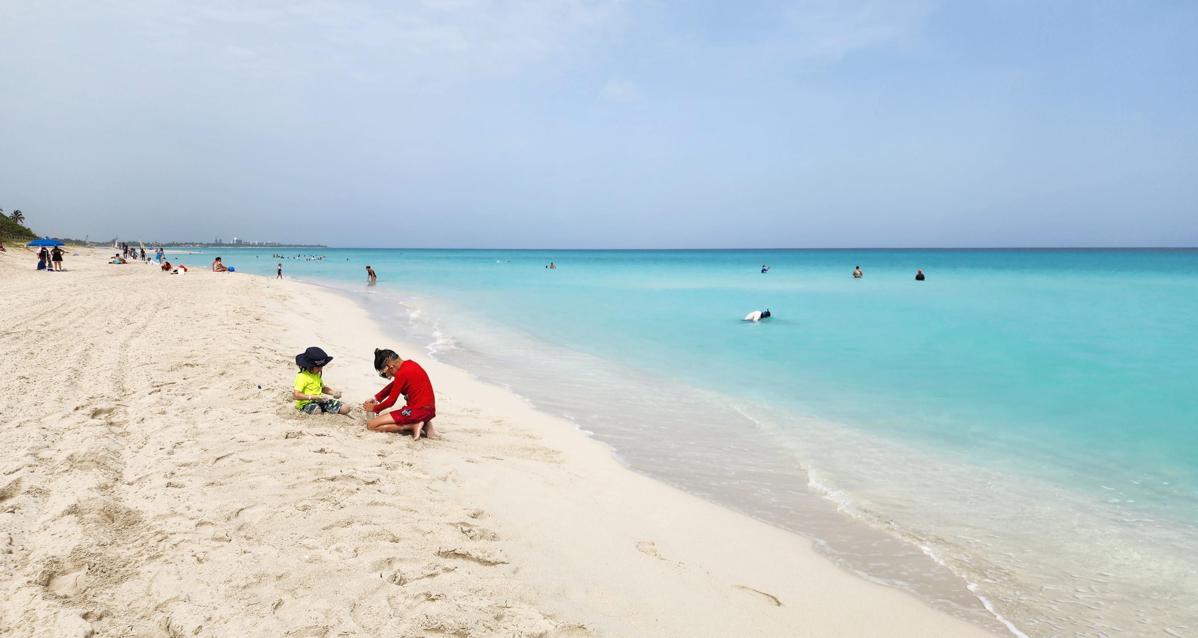 Varadero beach in Cuba