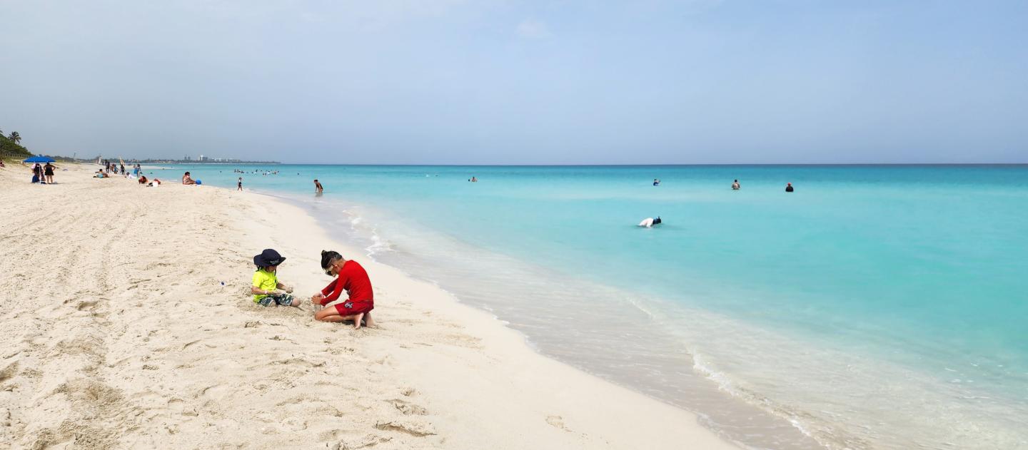 Varadero beach in Cuba