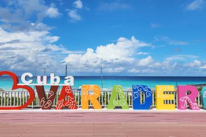 Varadero tourist city sign