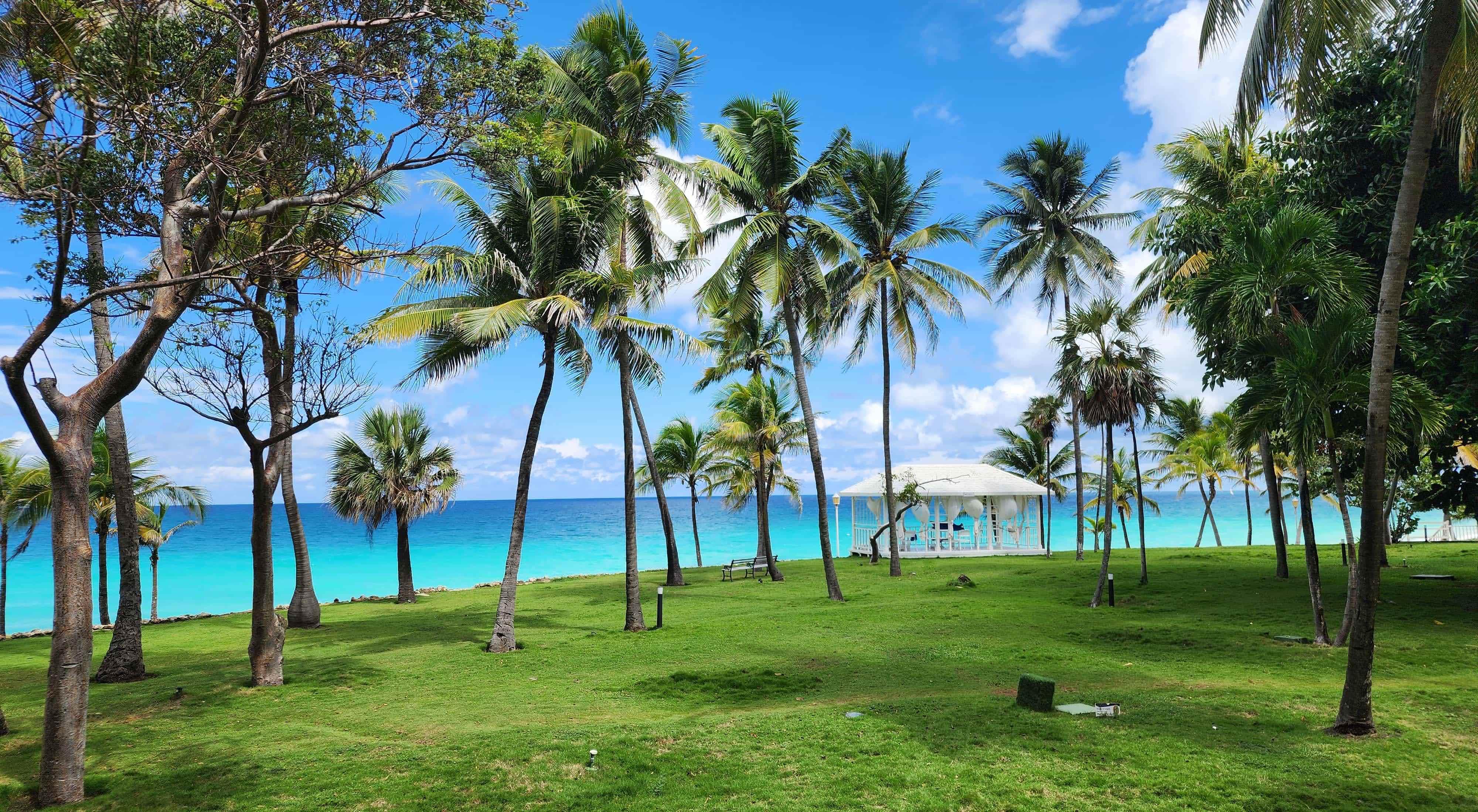 Vista de um resort em Varadero, Cuba Vista de um resort em Varadero, Cuba